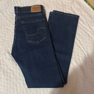 Signature by Levi Strauss Dark Blue Straight Jeans